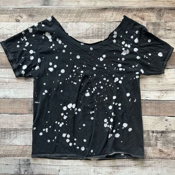 ACDC Handmade Custom Rock Band Metal Open Back Scoop Neck Tshirt - Picture 2 of 7